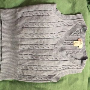 It is a blue crop top